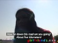 Girlfriends Lesbians pick up stranger for some hot pussy eating