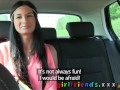 Girlfriends Lesbians pick up stranger for some hot pussy eating