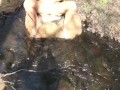 OUTDOOR BY SMALL RIVER CAM CAUGHT MILF MASTRUBATE ;) PANTY STUFFING