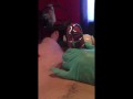 Mistress makes me cum in a cock cage