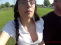 Public Blowjob and Facial