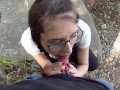 Public Blowjob and Facial