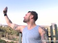 Vyxen Steel lets him cum on her huge tits
