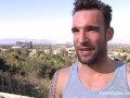 Vyxen Steel lets him cum on her huge tits