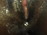 cum gushing out of my pussy