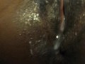 cum gushing out of my pussy