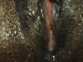 cum gushing out of my pussy