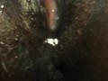 cum gushing out of my pussy