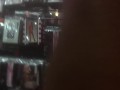 Public masturbation in store window wit s & cum