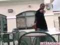 Sasha meets Big Mann on campus and he gapes her!!!
