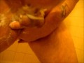 Jerking off in tub