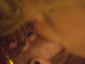 Amazing deepthroat cum down throat
