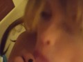 Amazing deepthroat cum down throat