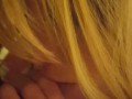 Amazing deepthroat cum down throat
