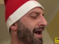 British plumper squirting for santa