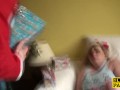 British plumper squirting for santa