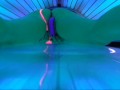 CAUGHT GIRL MASTURBATE AT SUNBED