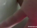 Busty starlet Christy Mack takes a bath