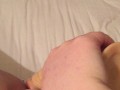 BBW playing withinch dildo dick