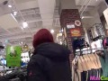 MallCuties - Amateur redhead girl sucking and fucking