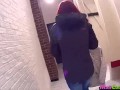 MallCuties - Amateur redhead girl sucking and fucking