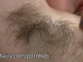 Cori has some fun with her super hairy pussy
