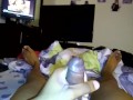 Stroking My Unfully Erected Penis (This is my vid) Deleted old account