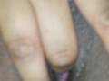 Watch my BBW girlfriend finger her creamy, Wet pussy