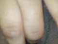 Watch my BBW girlfriend finger her creamy, Wet pussy
