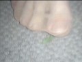 My Horny Nylon Feet at the Ground