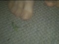 My Horny Nylon Feet at the Ground
