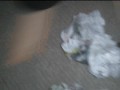 My Horny Nylon Feet at the Ground