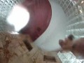 Christy showers off her perfect body
