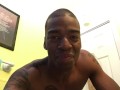 Black cock teaser- Riding Stick- 1st Video