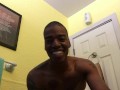 Black cock teaser- Riding Stick- 1st Video