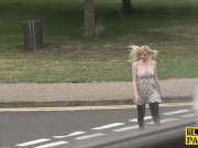 British sub slut spanked and roughly fucked