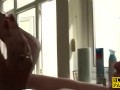 British sub slut spanked and roughly fucked