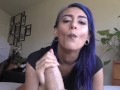 Janice Griffith joint smoking pov blowjob tease