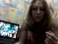 SexWife Marta congratulates the new year - in the process