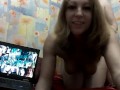 SexWife Marta congratulates the new year - in the process