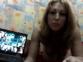 SexWife Marta congratulates the new year - in the process