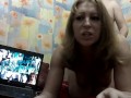 SexWife Marta congratulates the new year - in the process