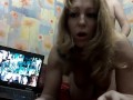 SexWife Marta congratulates the new year - in the process