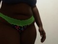 Chocolate sexy Bbw jiggling ass and sexy dancing