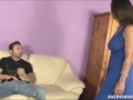 Busty milf handjob