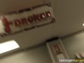 Alexa Grace sucks many BBCs at adult bookstore