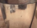spunkdude72 cumming slowly in a glass of water