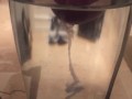 spunkdude72 cumming slowly in a glass of water