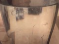 spunkdude72 cumming slowly in a glass of water