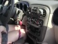 Big tit teen gives hit blowjob in car